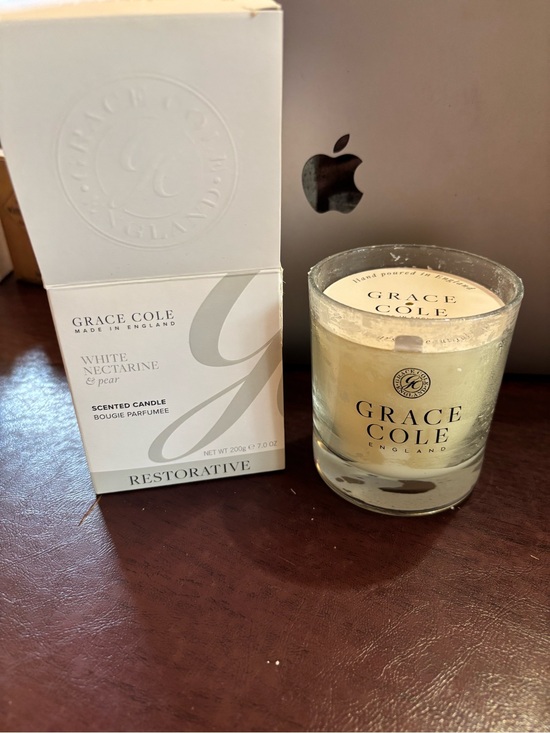 Other - Grace Cole White Nectarine & Pear Scented Candle Restorative